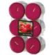 12 Flavour by GALA Maxi Duftlichte Ø 58 mm · 24 mm weinrot - Wild Raspberry
